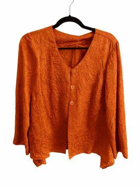 womens orange shirt